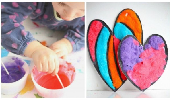 Fun with Puffy heart crafts