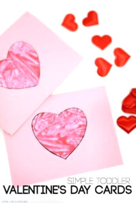 Easy Toddler Valentines Day Cards - these are so easy to make and look adorable (1)