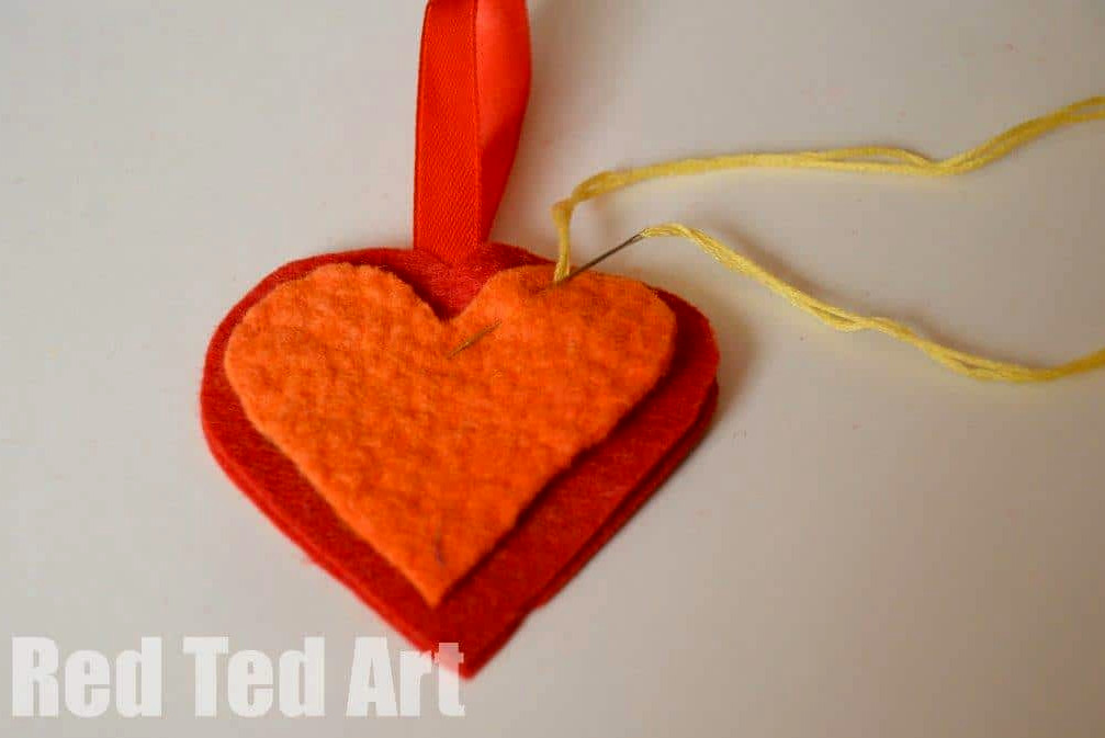 Felt Heart Gift