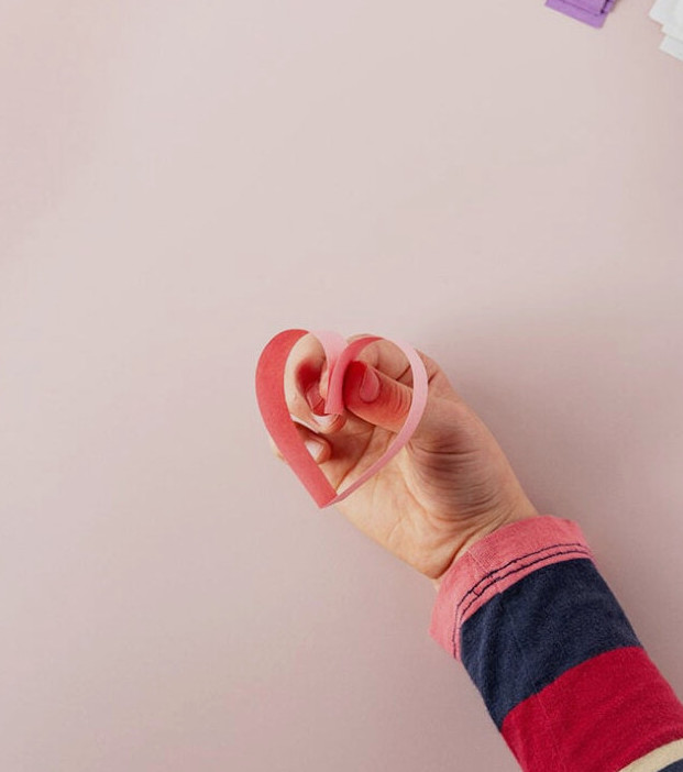 Fold Paper into Heart Shape