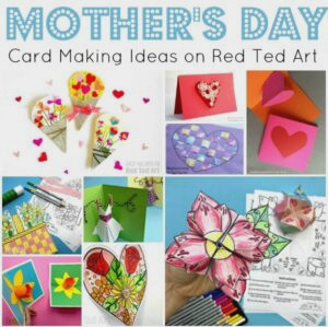 Easy Heart Pop Up Cards – Red Ted Art – Kids Crafts