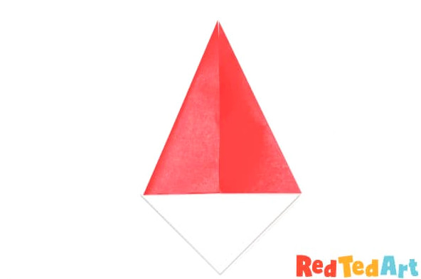 kite shape fold