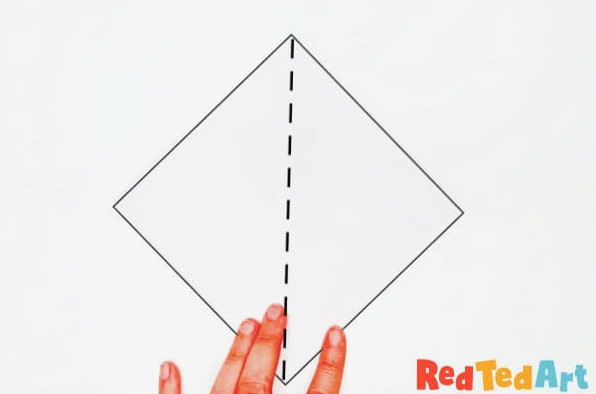 diagonal fold