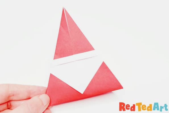 basic origami santa