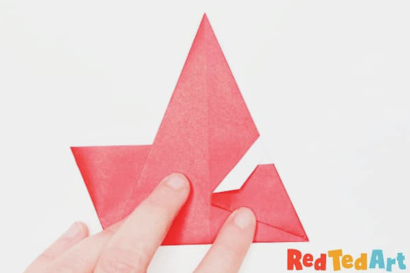fold the right flap