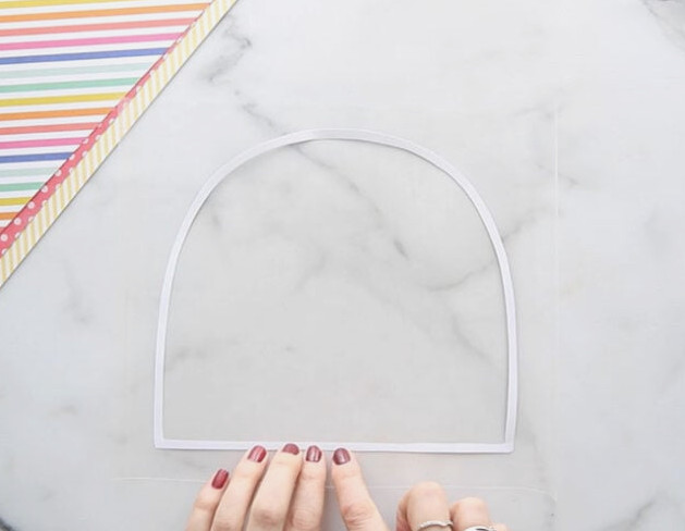 Set the pattern on the sheet