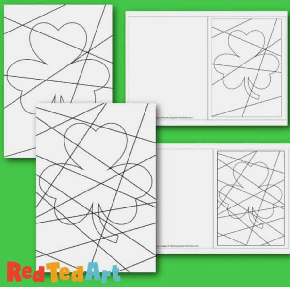 Pop Art Shamrocks