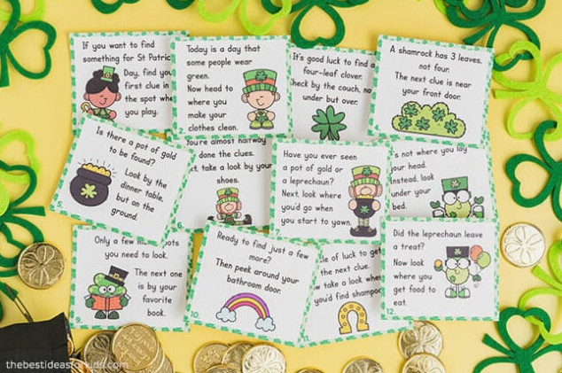 Scavenger Hunt for St Patrick's Day