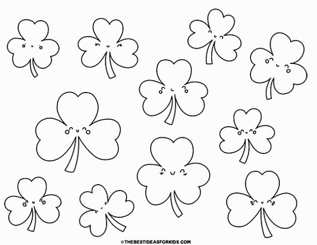 Shamrock Coloring Page