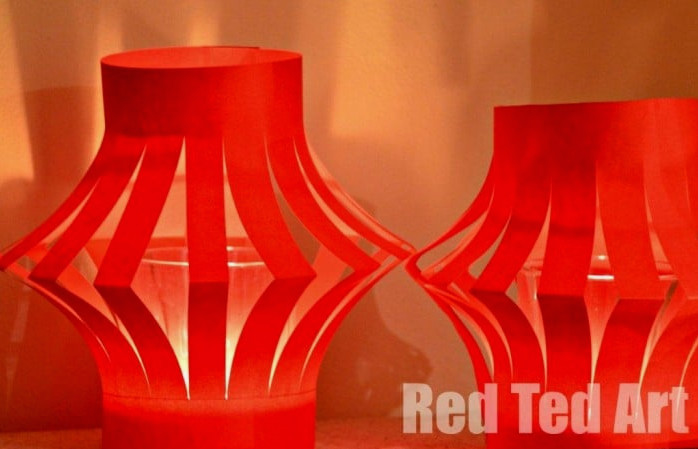 Simple Chinese Paper Lantern Craft for Kids