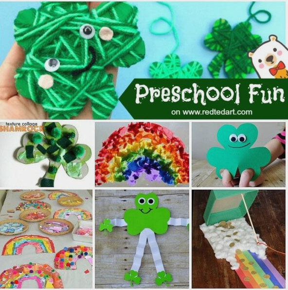 St Patrick's Day Preschool Crafts