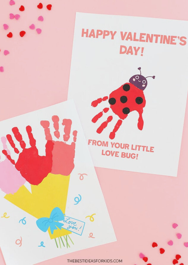 Free Printable Valentine's Handprint Art