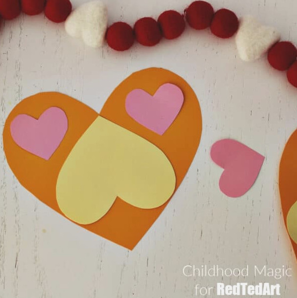 add lion heart details to your paper craft
