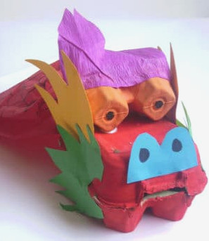chinese new year craft dragon