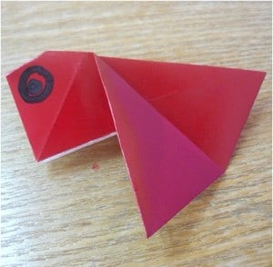 chinese new year goldfish origami