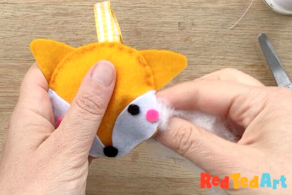 stuff the fox ornament