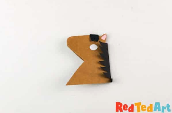 assemble the bookmark horse