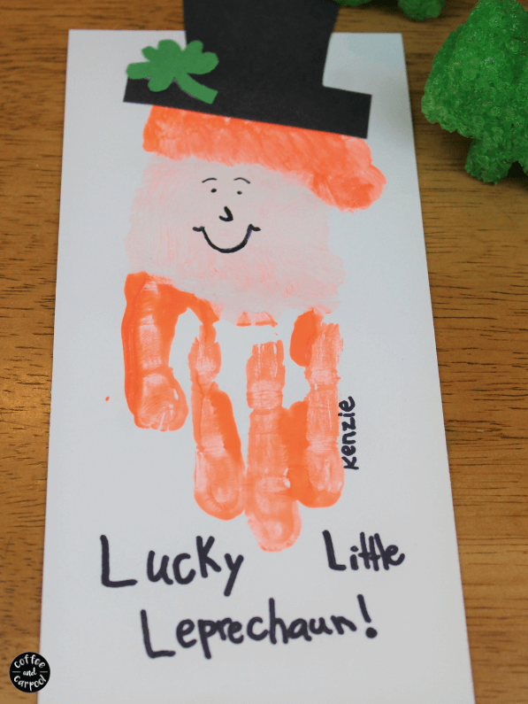 handprint leprechaun