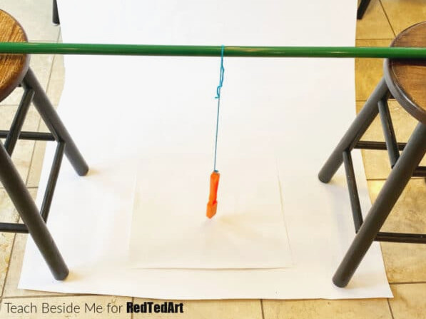 pendulum art set up