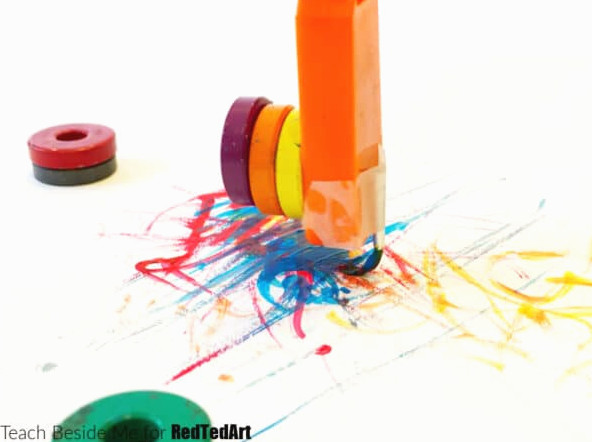 magnet painting fun