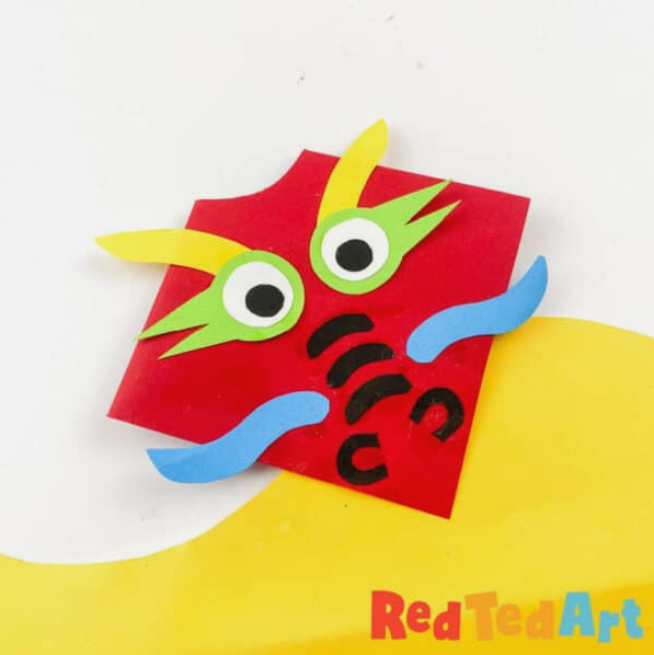 dragon bookmark corner