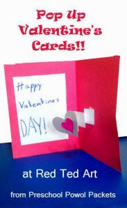 pop up valentines cards