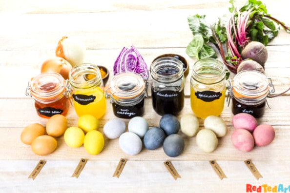 how to dye eggs naturally