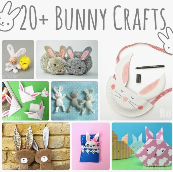 20+ adorable little bunny crafts, my these are all so cute! Love that there is something for everyone to make here
