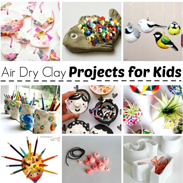 Air Dry Clay projects for kids