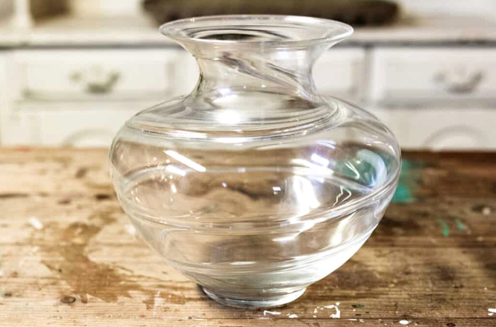 Glass Thrift Store Vase