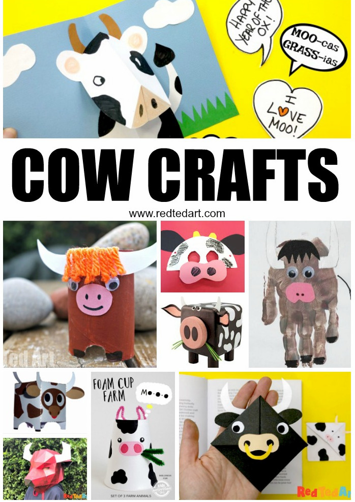 Cow crafts for kids