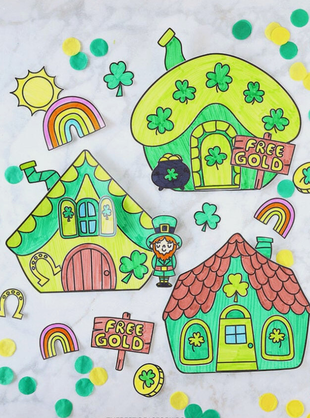 Complimentary Printable Create a Leprechaun House