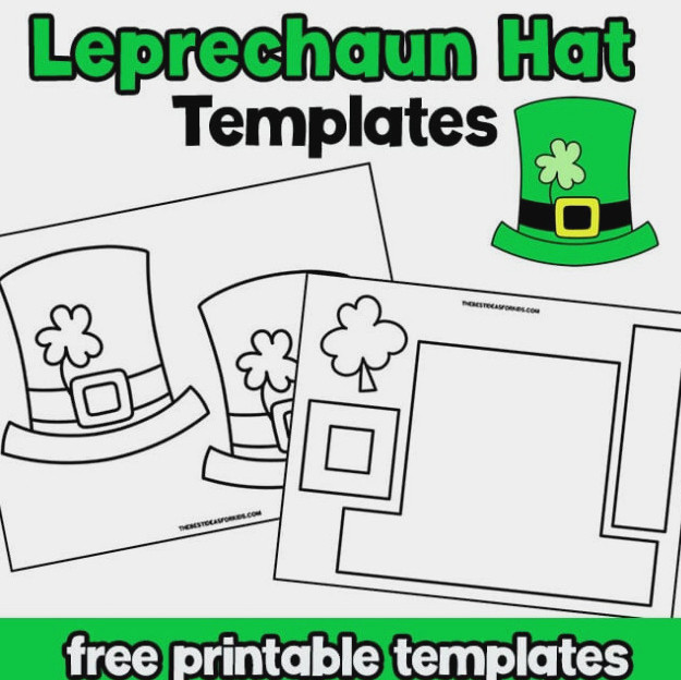 Free Printable Leprechaun Hat Templates