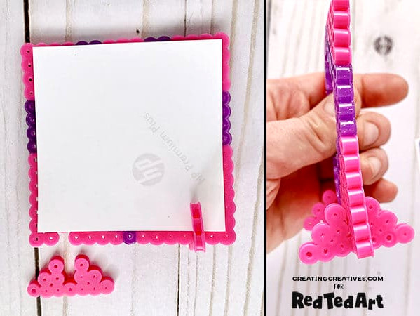How to make a hama bead picture frame