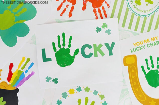 Shamrock Handprint Free Printables