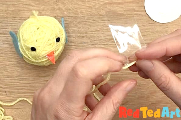 wrap the yarn with tape