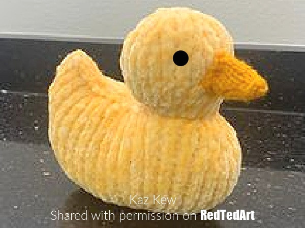 Knitted Duck Pattern Free Spring Knitting Patterns