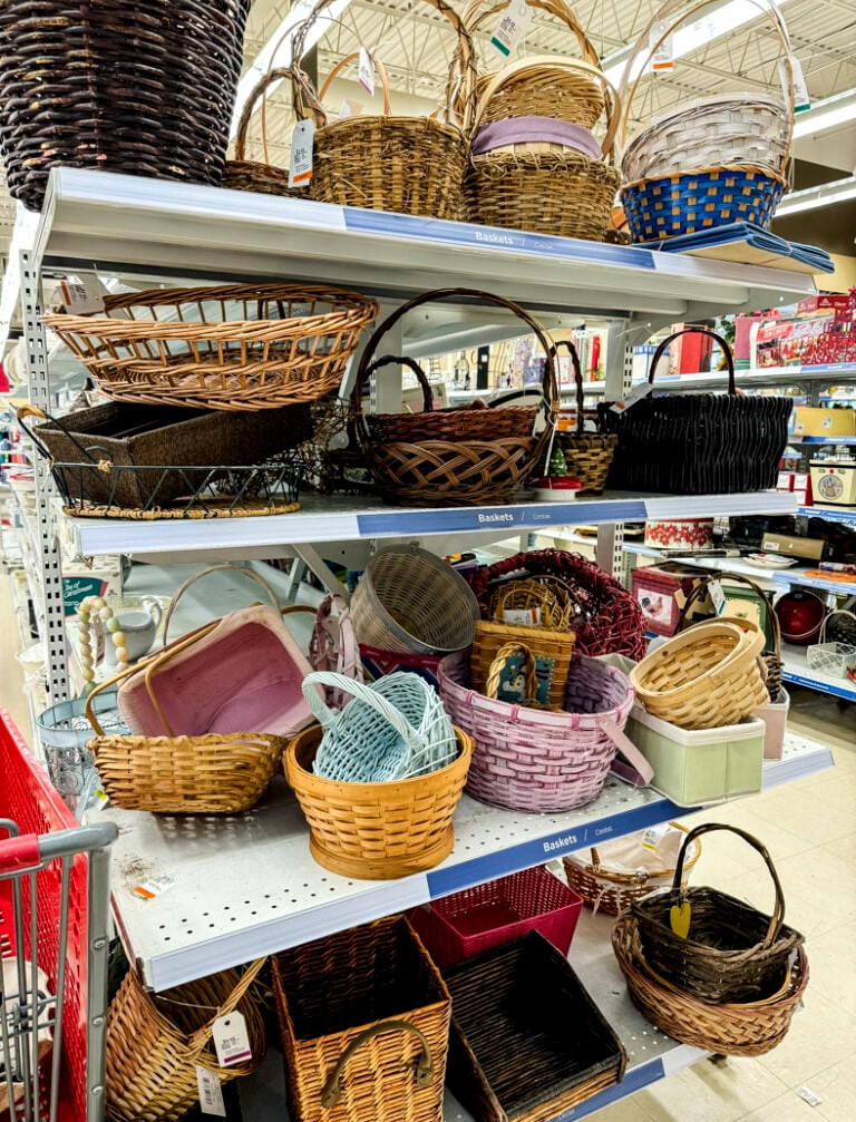 thrift shop baskets