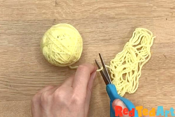 snip the yarn