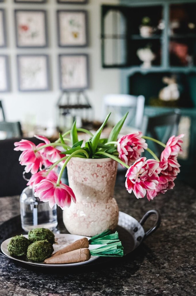 pink tulips