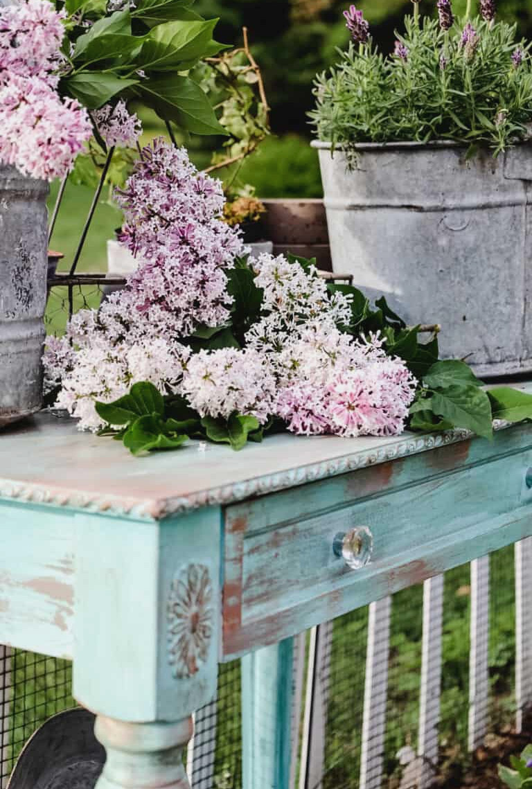 French Country DIY Potting Bench