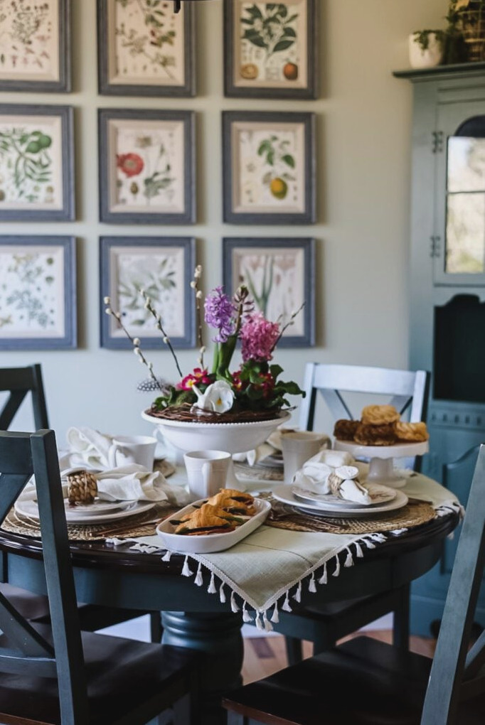 easter tablescape