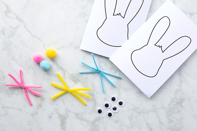 Bunny Card Supplies