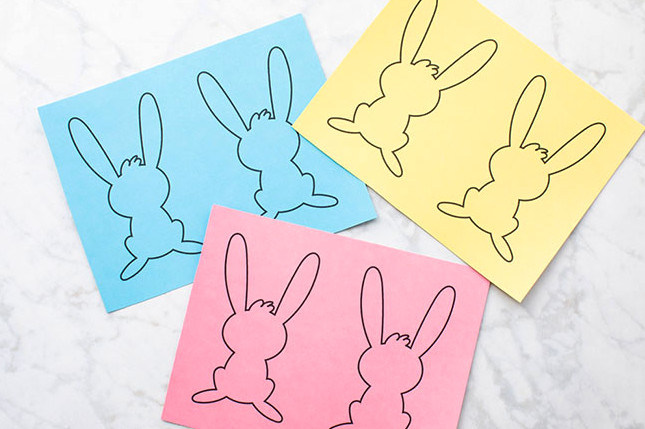 Bunny Card Template