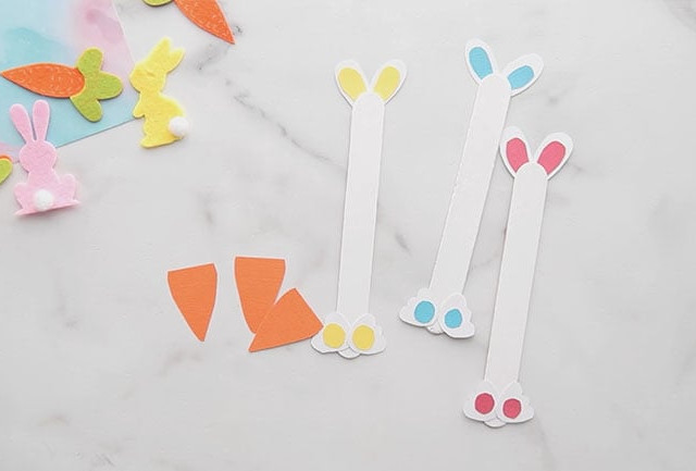 Cut out Carrot Shape from Paper
