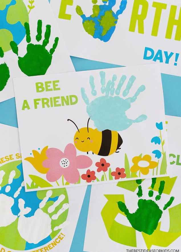 Earth Day Handprint Artwork