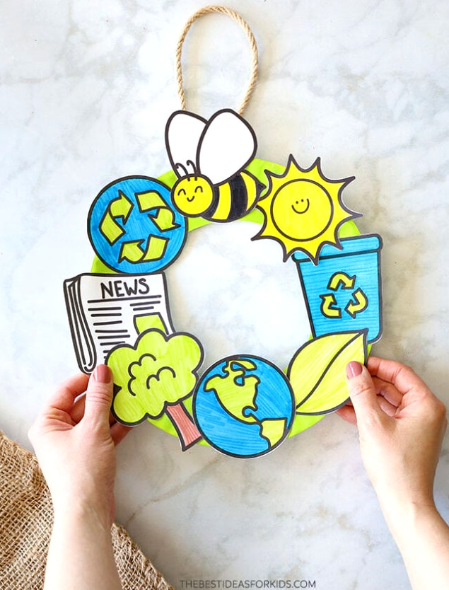 Paper Plate Earth Day Craft