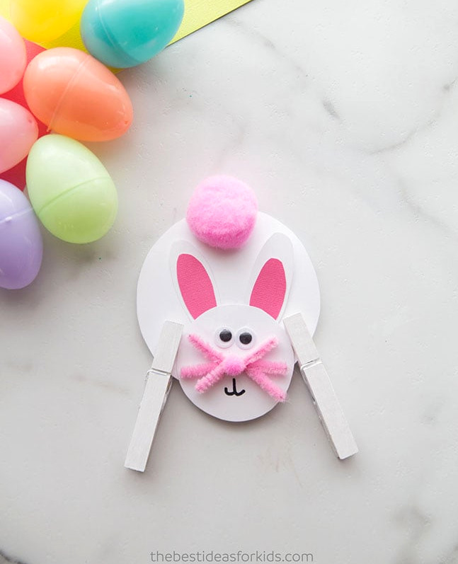 Easter Bunny Clothespin Craft