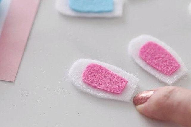 Glue Felt Ears Together
