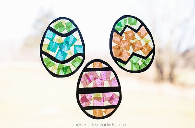How to Make Easter Suncatchers